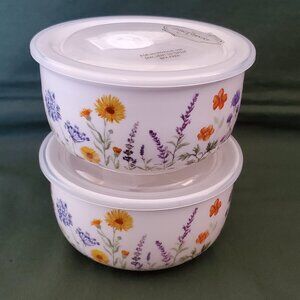 Set Of Bowls With Lid Grace Pantry Brand New Size 5 "